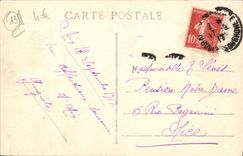 CPA Aix en Provence Fontaine des Quatre Dauphins Eglise Saint Jean de Malte Rue Cardinale 