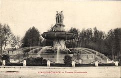 CPA Aix en Provence Fontaine Monumentale
