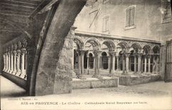 CPA Aix en Provence Le cloitre Cathedrale Saint Sauveur 
