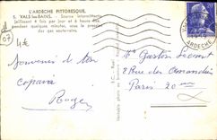CPM Vals les Bains Source Intermittente