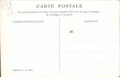 VINTAGE POSTCARD Small valley Road of the Bridge of Arc