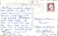 CPM Beaulieu Sur Mer Coucher de soleil sur le Cap Ferrat et la promenade Maurice Rouvier