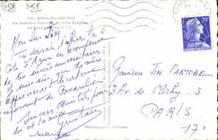 MODERN CARD Beaulieu On Sea the bay of the Ants the Kerylos villa At the bottom the Garlic course