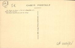 VINTAGE POSTCARD Road of the Alps Collar of Cayolle and the Refuge