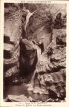 VINTAGE POSTCARD Road of Cayolle Falls of Palluel the Suspended Rock