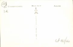 VINTAGE POSTCARD Road of Cayolle Falls of Palluel the Suspended Rock