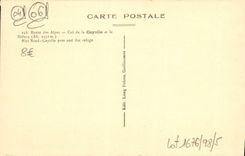 CPA Route des Alpes Col de la Cayolle et le Refuge