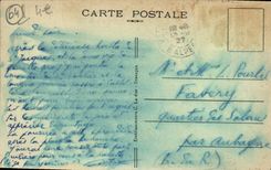 VINTAGE POSTCARD Surroundings of Castellane Falls of Chaudanne