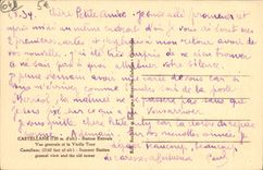 VINTAGE POSTCARD Castellane Estival Station View and the Old woman Tower