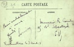 VINTAGE POSTCARD Fontainebleau Forel the Eyrie