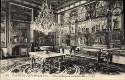 CPA Palais de Fontainebleau Salon de Reception des Reines Meres