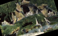 CPA Versailles Grandes eaux Grotte d'Apollon 