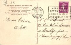 CPA Palais De Versailles Le bassin de Latone Grandes eaux 