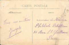 VINTAGE POSTCARD Versailles the Castle Large Trianon Conveys official reception of the Tsar Nicolas II Russia Russia