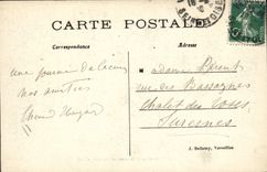 VINTAGE POSTCARD Gardens Of Versailles Basin of the dragon