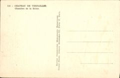 VINTAGE POSTCARD Castle Of Versailles Room of the queen