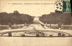 CPA Jardins De Versailles Perspective du Bassin de Latone