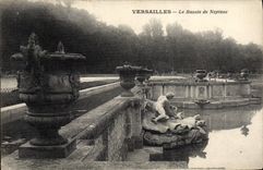 CPA Jardins De Versailles Le Bassin Neptune