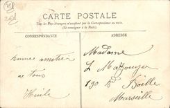 CPA Versailles Le Chateau Facade sur le parc