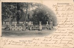 VINTAGE POSTCARD Fontainebleau Basin of Diane