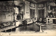 CPA Fontainebleau Le palais Salon de musique de Marie Antoinette 