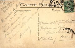 VINTAGE POSTCARD Fontainebleau the palate Living room of music of Marie Antoinette