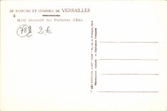 Paladar de la POSTAL de la VENDIMIA de la razón decorativa de Versalles de los pisos del agua