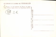 CPA Palais De Versailles Le cabinet vu du point du jour