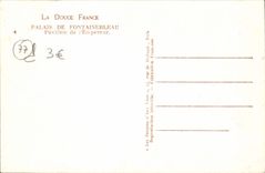 VINTAGE POSTCARD Palate of Fontainebleau House of the Emperor