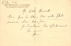 CPA Briancon Le Pont d'Asfeld au dessus de la Durance