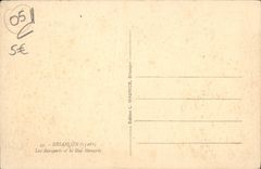 Paredes de Briançon de la POSTAL de la VENDIMIA y la pañería de la calle