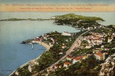 CPA Beaulieu Vue Generale et Saint Jean Cap Ferrat Vue prise de la Nouvelle corniche 
