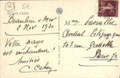 CPA Beaulieu Sur Mer Vue Generale