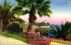 CPA Beaulieu Sur Mer le Jardin Public