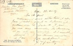 VINTAGE POSTCARD Surroundings of Beuil Road of the throats of Cians