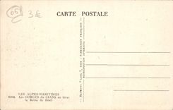 VINTAGE POSTCARD Falls Of Cians in winter