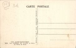 VINTAGE POSTCARD Falls Of Cians the road of Beuil