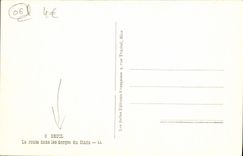 VINTAGE POSTCARD Beuil the Road In the Falls Of Cians