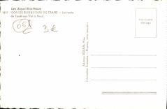 MODERN CARD Gorges Of Cians the Road De Touet On Var has Beuil