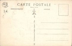 VINTAGE POSTCARD Surroundings De Beuil Falls Of Cians And the road