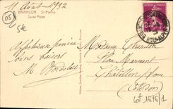 VINTAGE POSTCARD Briançon St Pierre