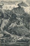 CPA Dauphine La Grave Vue Generale Et Le Massif De La Meije