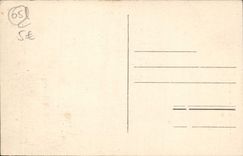 CPA Dauphine La Grave Vue Generale Et Le Massif De La Meije