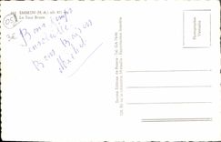 VINTAGE POSTCARD Spray the brown tower