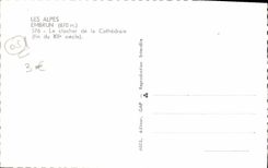 CPM Embrun Le clocher de la cathedrale 