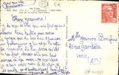 MODERN CARD Gap the Cathedral Seen Of the Hill Saint Lie