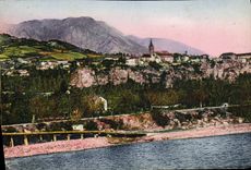 VINTAGE POSTCARD Spray the Rock And the Durance