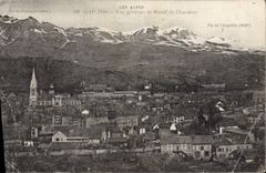 CPA Gap Vue Generale Et Massif De Charance