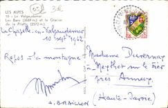 CPM Les Alpes Le Valgaudemar Les Bans Et Le Glacier de la Pilatte