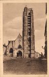 VINTAGE POSTCARD Thierry Castle the Church Holy Crepin